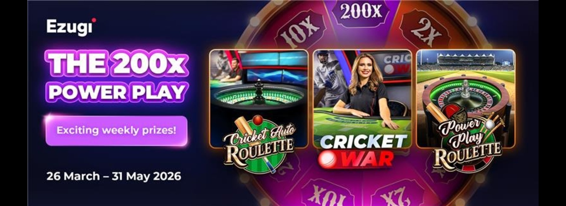 Ezugi IPL Bonus Wheel Promo – The 200X Power Play
